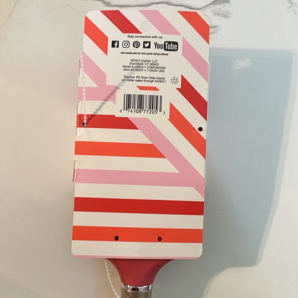 Conair Velvet Touch Hairbrush in Pink - Picture 4 of 9